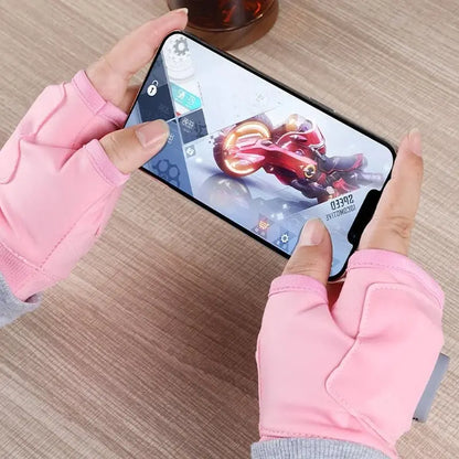 Heated Gloves with USB-C Rechargeable Battery and Adjustable Heat Control, Fingerless Veldora