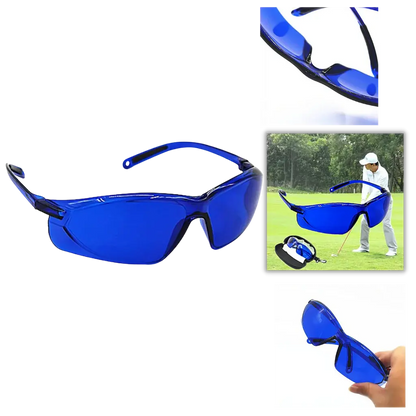 Golf Ball Finder Sunglasses with Blue-Tint Lenses and UV Protection, Case Included Veldora