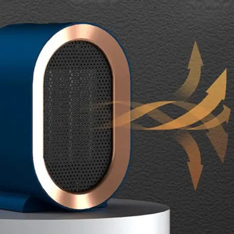 Ceramic Space Heater with Adjustable Thermostat and Tip-Over Safety, Portable 1500W Veldora