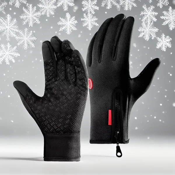 Thermal Gloves with Three-Layer Insulation and Touchscreen Fingertips, Anti-Slip Palm Veldora