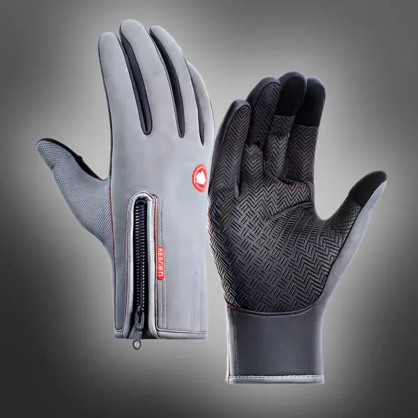 Waterproof Winter Gloves with Touchscreen Fingertips and Textured Silicone Grip, Insulated Veldora