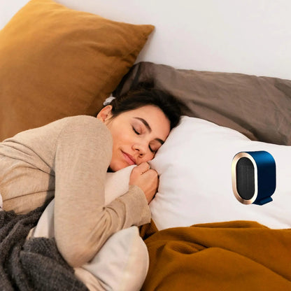 Ceramic Space Heater with Adjustable Thermostat and Tip-Over Safety, Portable 1500W Veldora