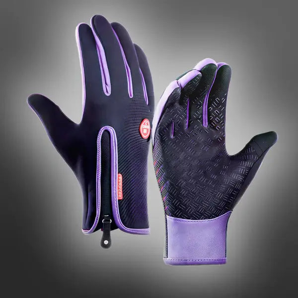 Waterproof Winter Gloves with Touchscreen Fingertips and Textured Silicone Grip, Insulated Veldora