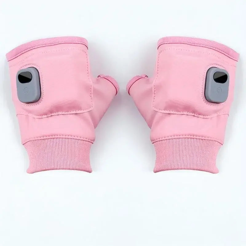 Heated Gloves with USB-C Rechargeable Battery and Adjustable Heat Control, Fingerless Veldora