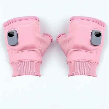 Heated Gloves with USB-C Rechargeable Battery and Adjustable Heat Control, Fingerless Veldora