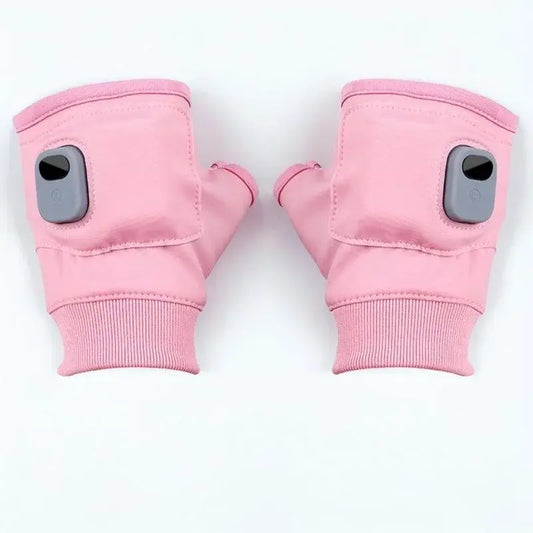 Heated Gloves with USB-C Rechargeable Battery and Adjustable Heat Control, Fingerless Veldora