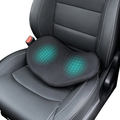 Car Seat Cushion with Memory Foam and 3.5-Inch Lift, Breathable Zippered Cover Veldora