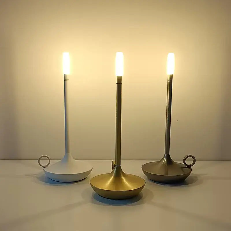 Rechargeable Table Lamp with Touch Dimming and Warm White LED, USB Charging Veldora