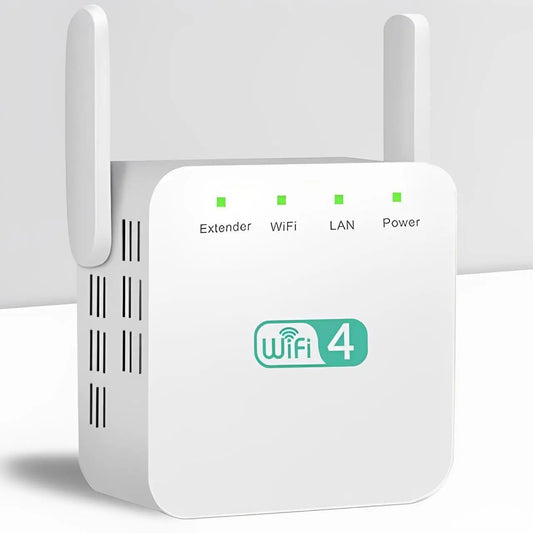 WiFi Range Extender with Dual-Band 2.4/5GHz and Gigabit Ethernet, Compact One-Touch Setup Veldora