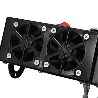 12V Car Heater with Ceramic Heating Element and Dual-Zone Control, Dashboard Mount Veldora
