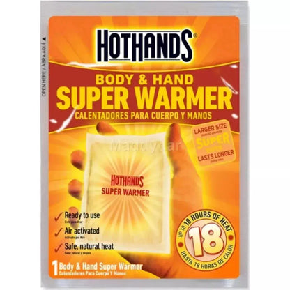 Disposable Hand Warmers with 18-Hour Heat and Extra Large Size, 40-Pack Veldora
