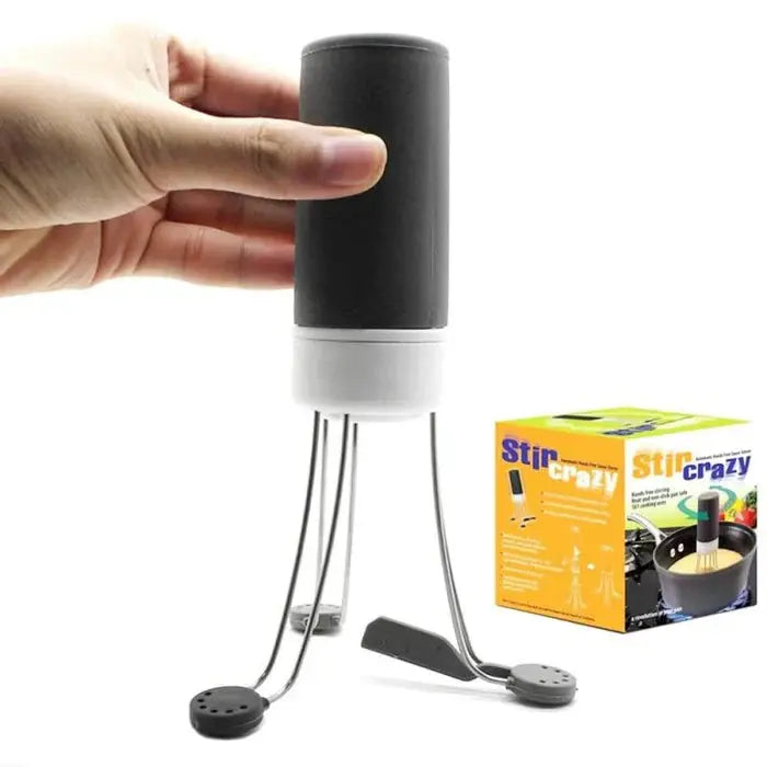 Hands-Free Stirrer with Adjustable Speeds and Heat-Resistant Silicone Head, Cordless Veldora