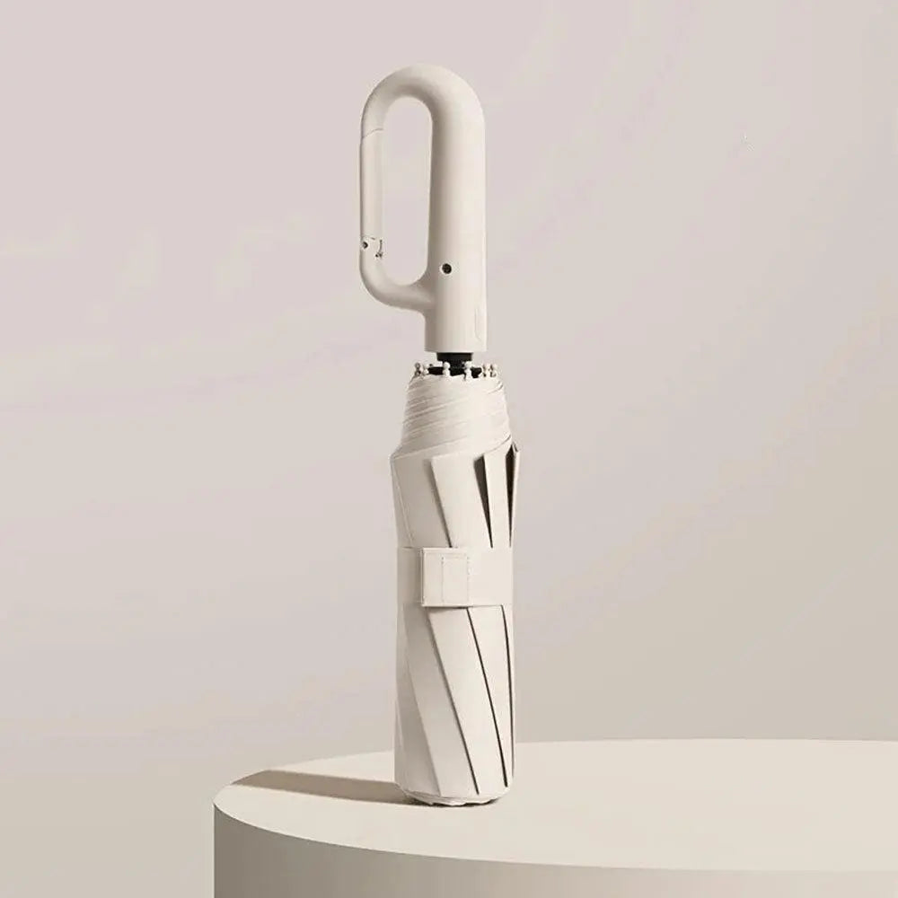 Compact Umbrella with Wind-Resistant Frame and One-Touch Open, Water-Repellent Canopy Veldora